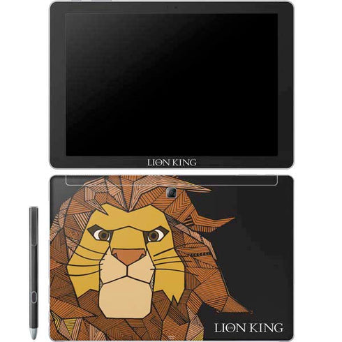 Disney The Lion King Mosaic Simba Art Galaxy Book 12in Skin